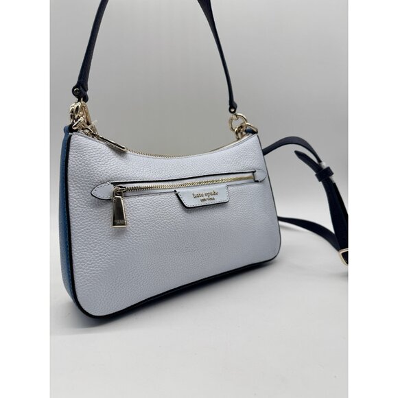 KATE SPADE NY Hudson colorblock leather shoulder crossbody bag + Dust bag BLUE - Picture 4 of 12